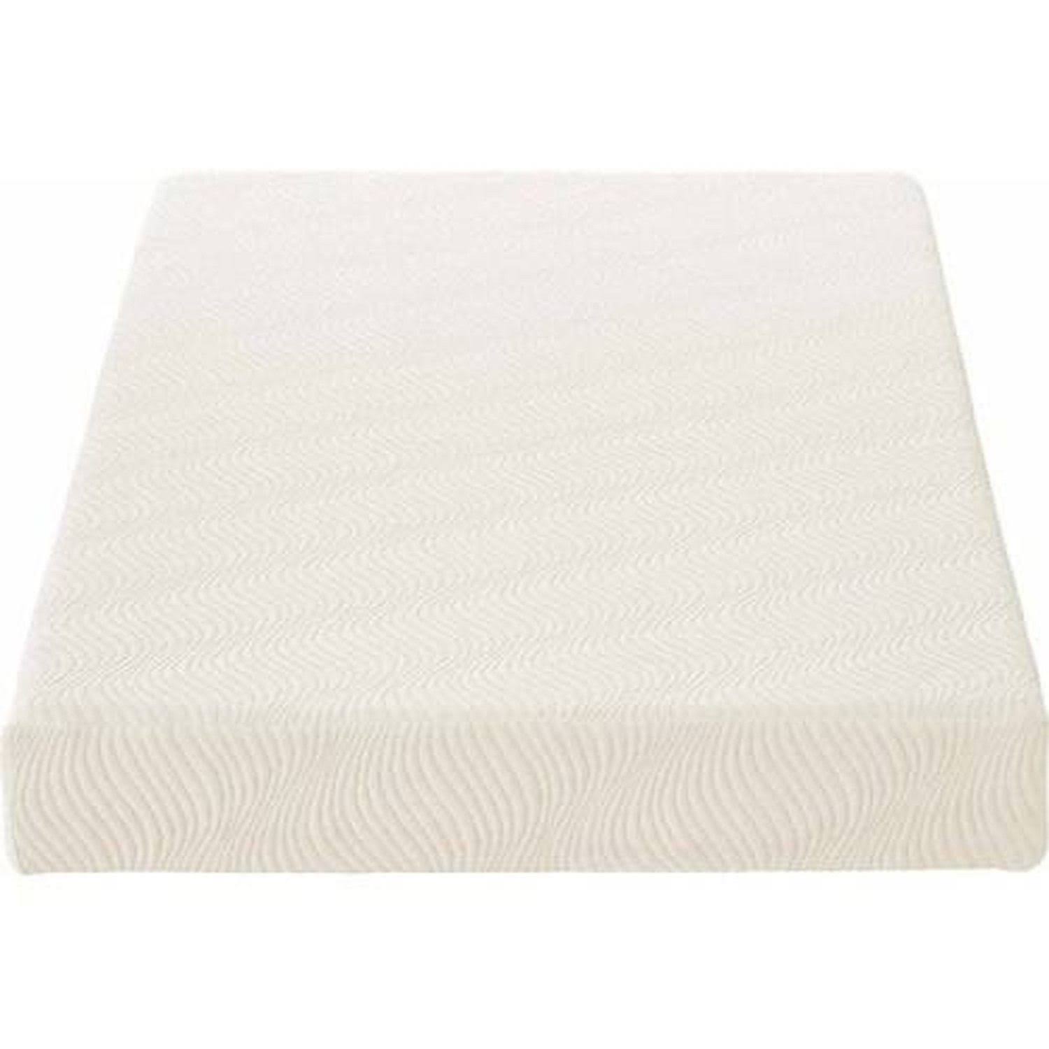Mainstays 6 inch Memory Foam Mattress, Twin, White