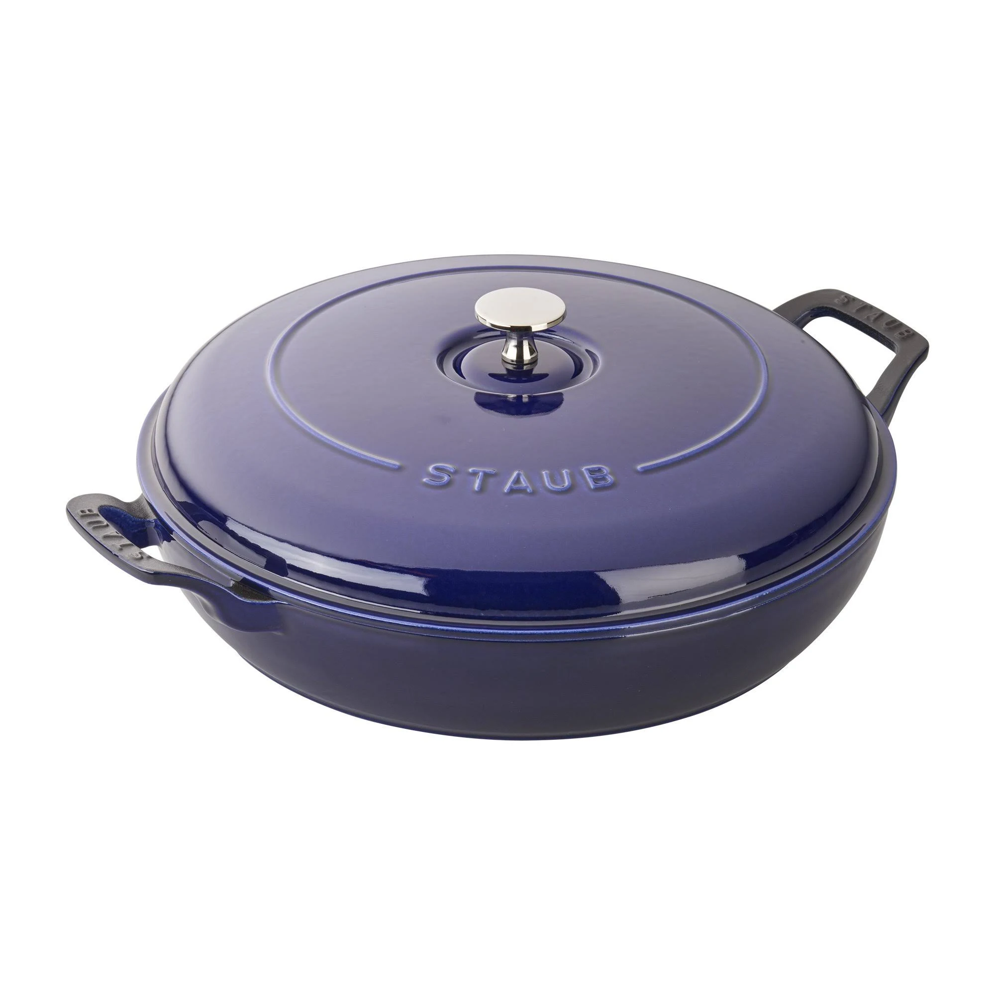 Staub - Cast Iron 3.5-qt Braiser - Cherry