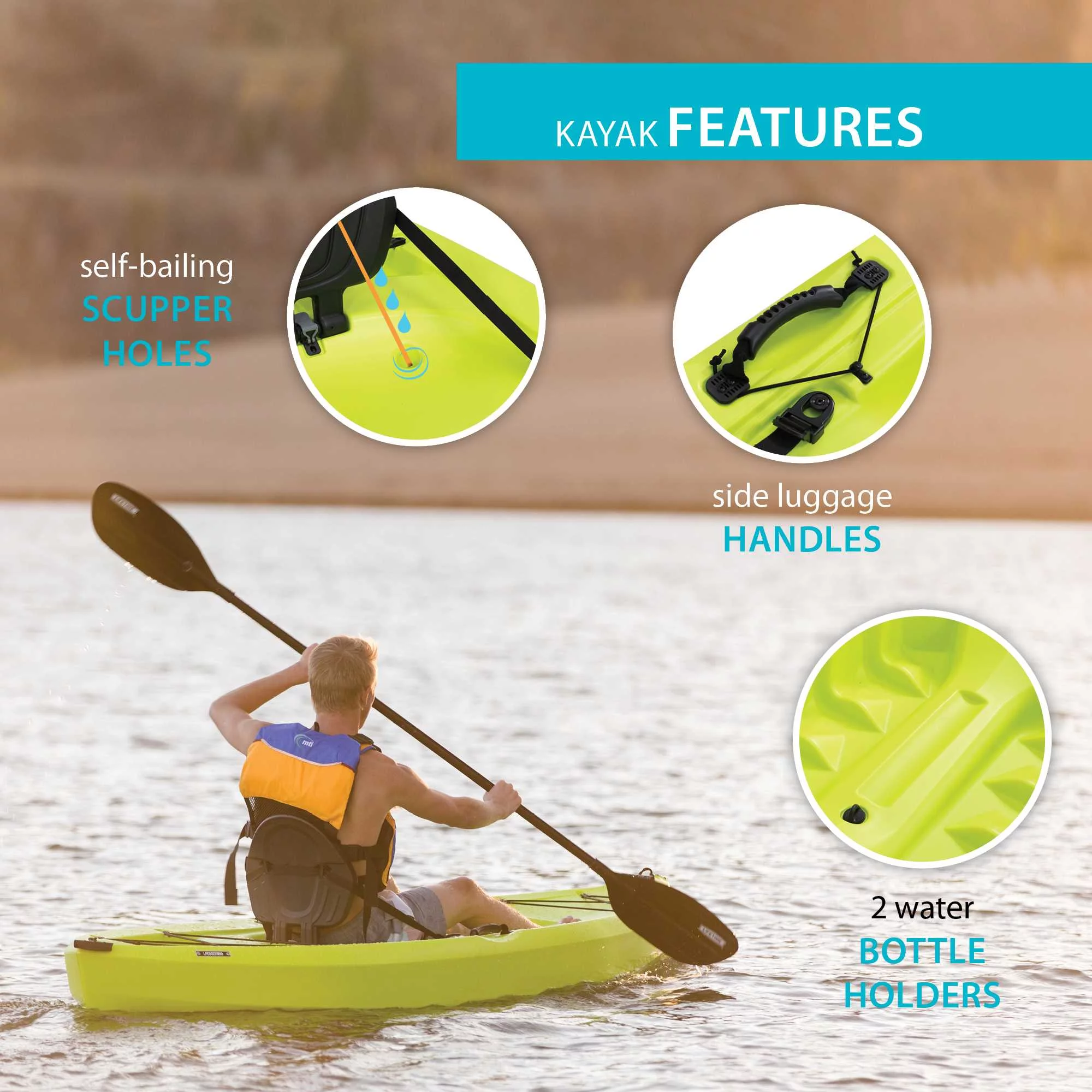 Lifetime Tahoma 10 ft Sit-on-top Kayak (90982)