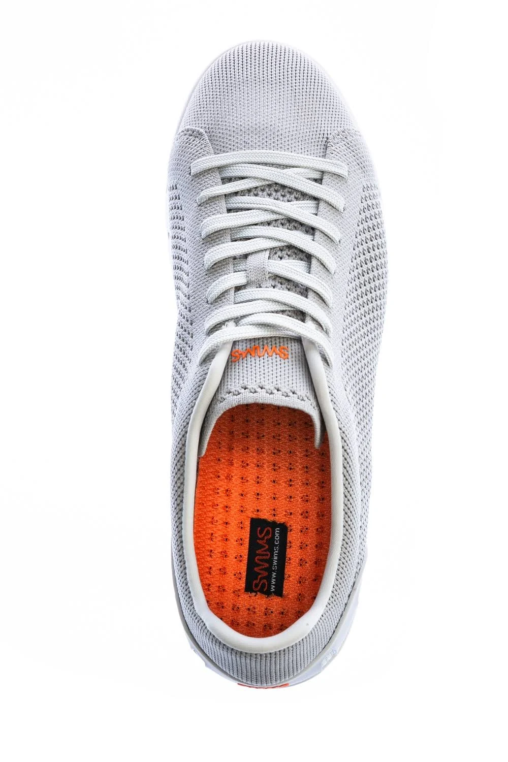Swims Men&s Breeze Tennis Knit Trainers - Light Grey/White