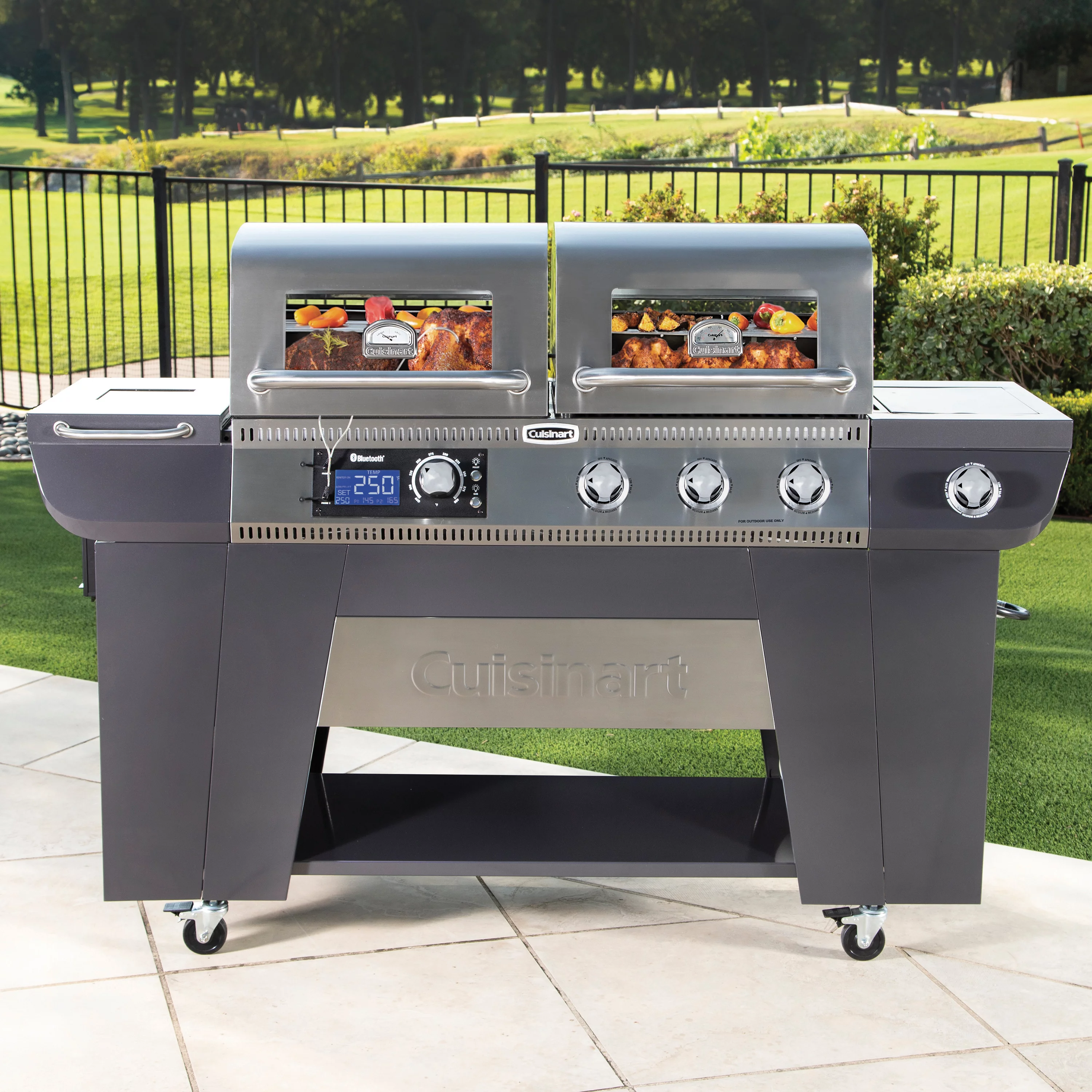 Cuisinart Twin Oaks Dual Function Pellet and Propane Gas Grill