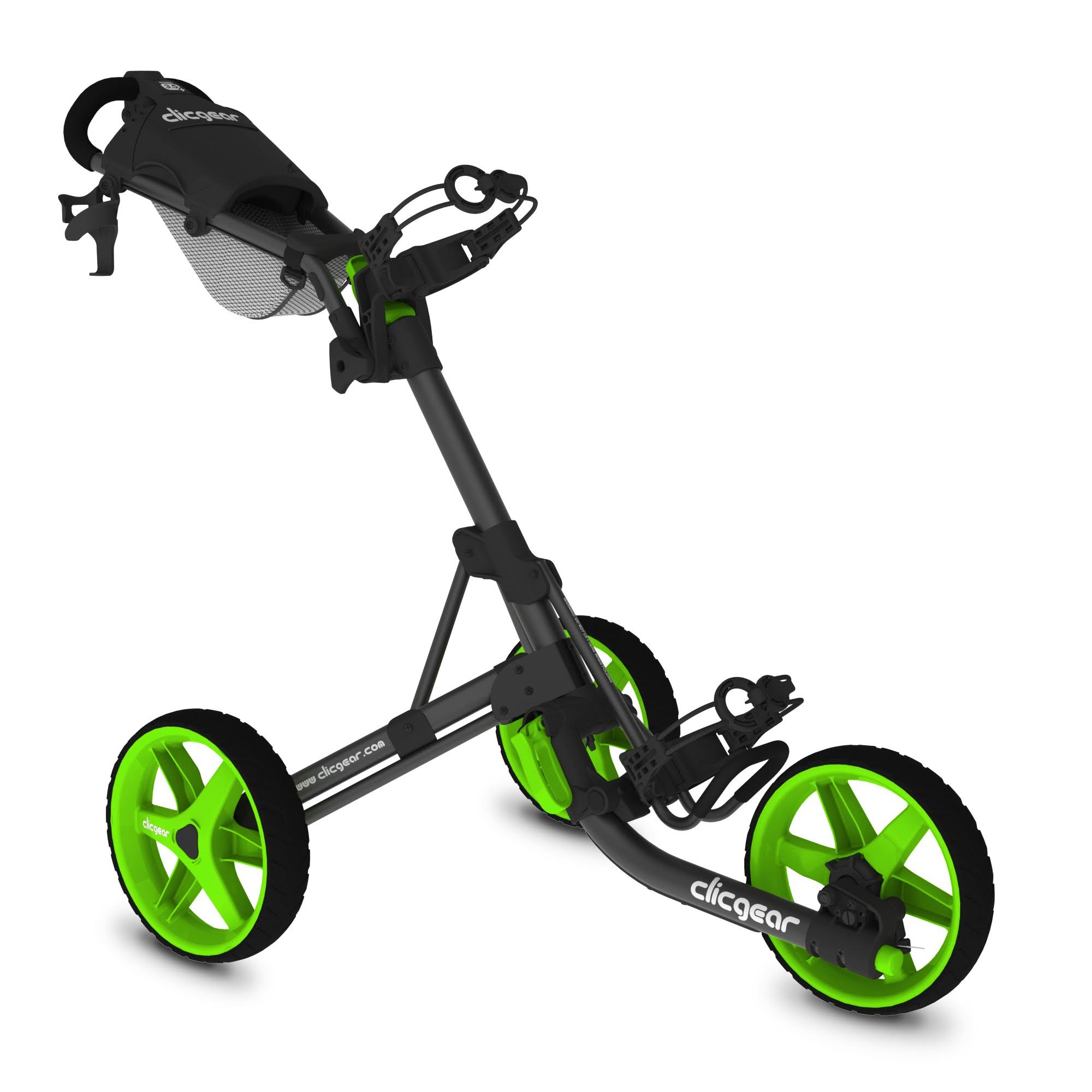Clicgear Model 3.5+ Golf Push Cart Charcoal-Lime