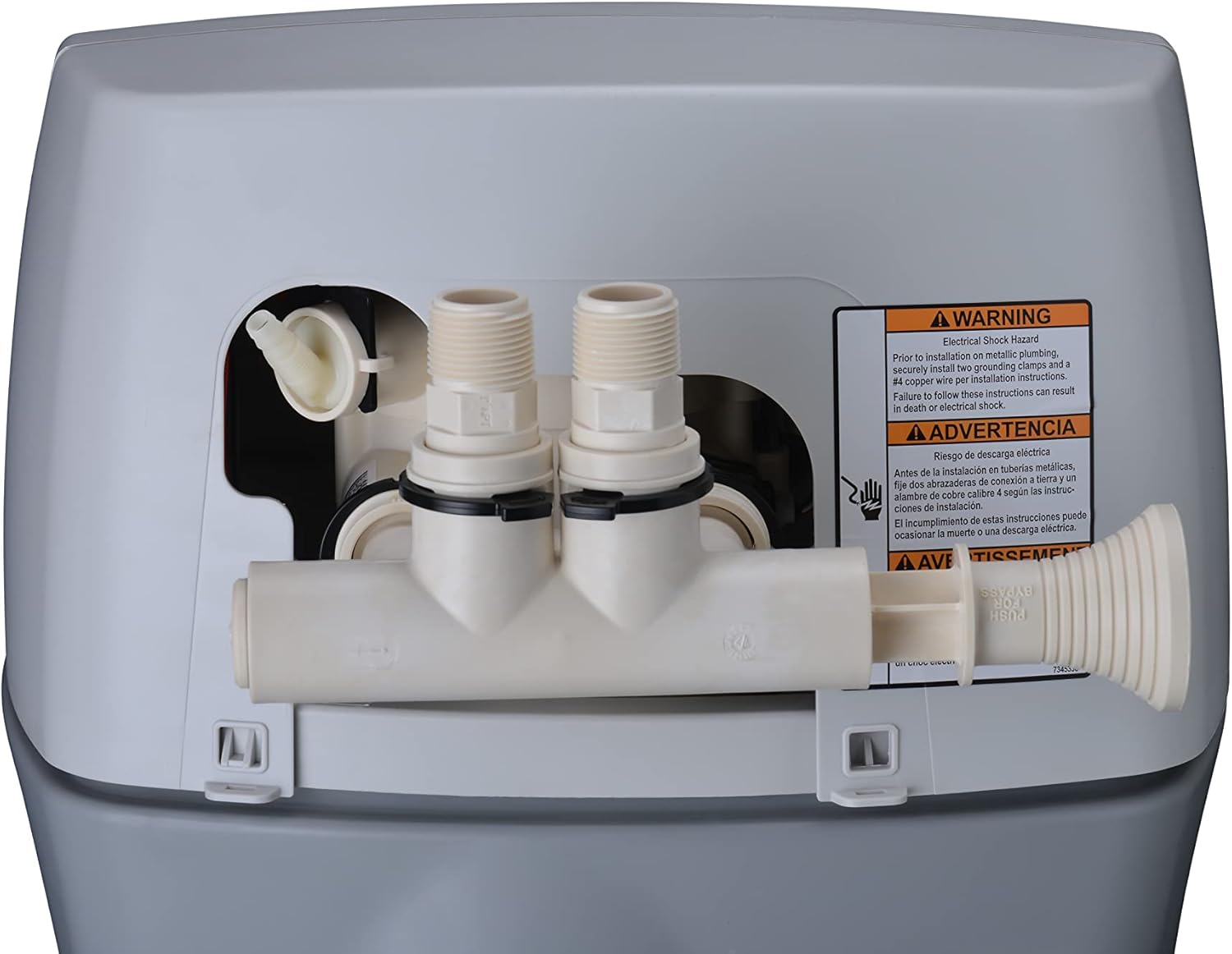 Whirlpool WHES40E 40,000 Grain Softener | Salt & Water Saving Technology, White & iSpring RCC7AK, NSF Certified 75 GPD, 6-Stage Reverse Osmosis System