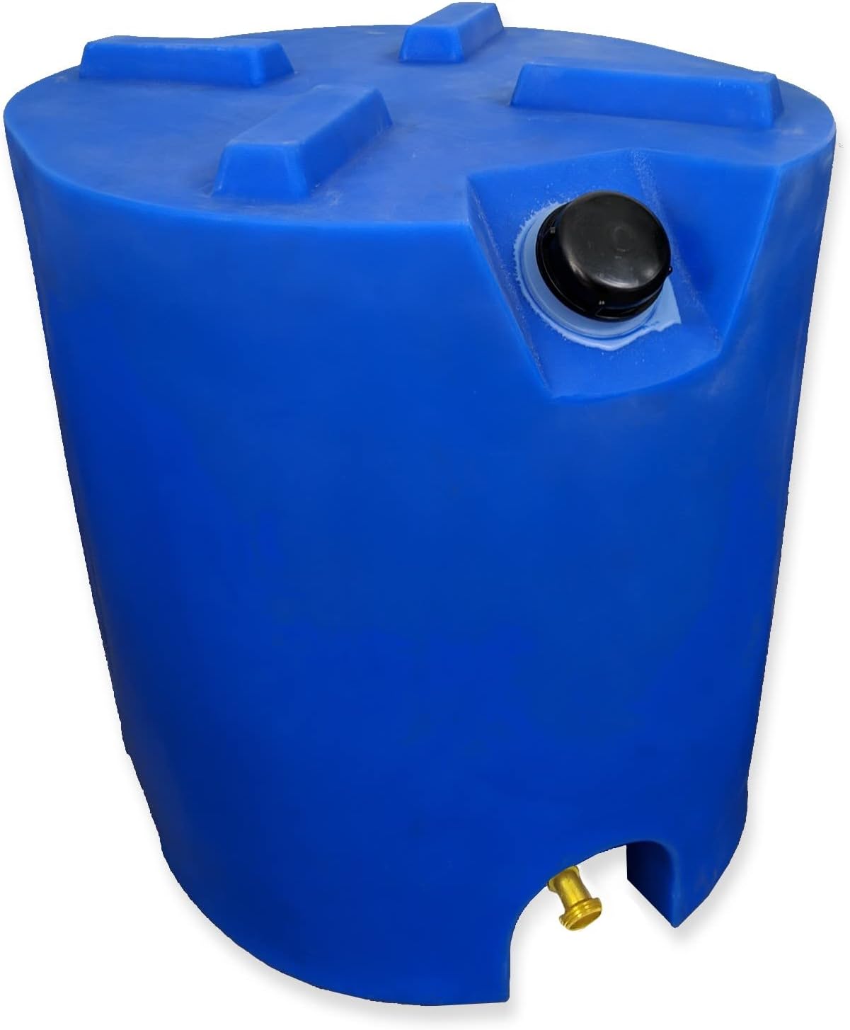 30 Gallon Stackable Emergency Water Storage Tank - 2 Tanks & Water Treatment Kit- BPA Free Food Grade Plastic - Survival Supply Barrel - Portable & Reusable