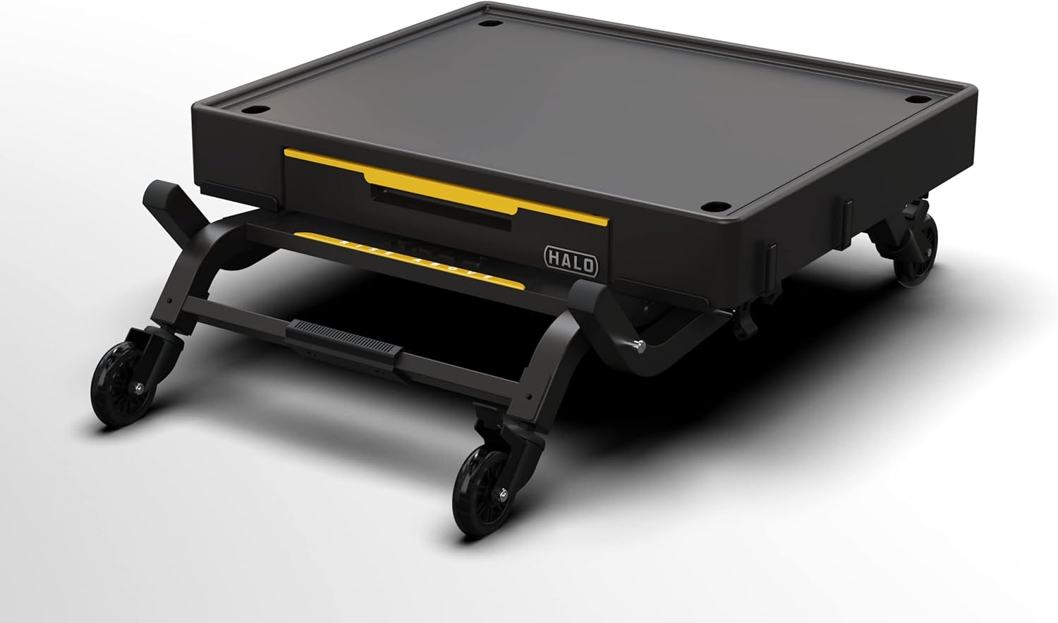 HALO Outdoor Cart | Portable Outdoor Countertop Grill Cart | Drop Down Drawer Storage | Collapsible | Tank Storage