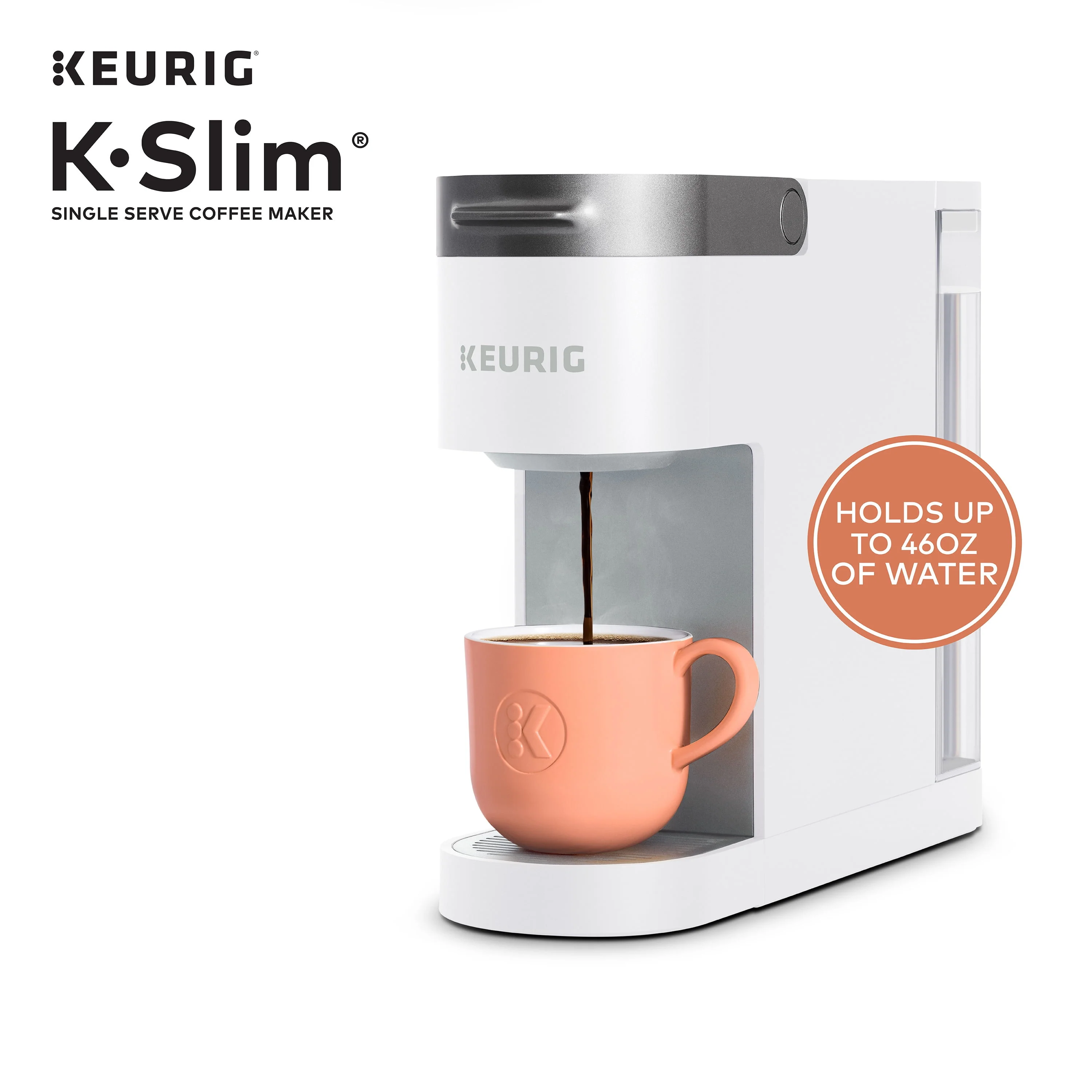 Keurig K-Slim Single-Serve K-Cup Pod Coffee Maker, Black