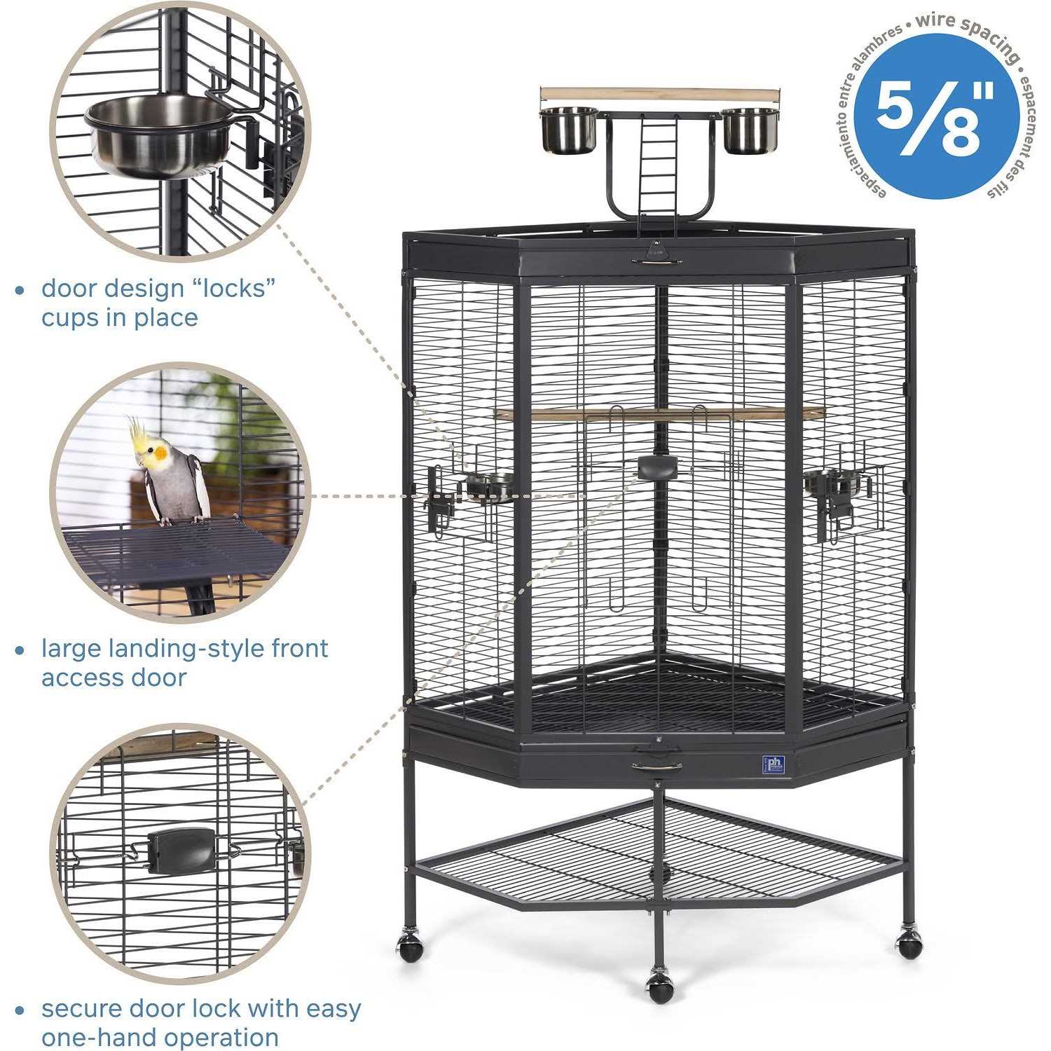 Prevue Pet Products Prevue Cage Corner with Playtop - Pet Supplies online store