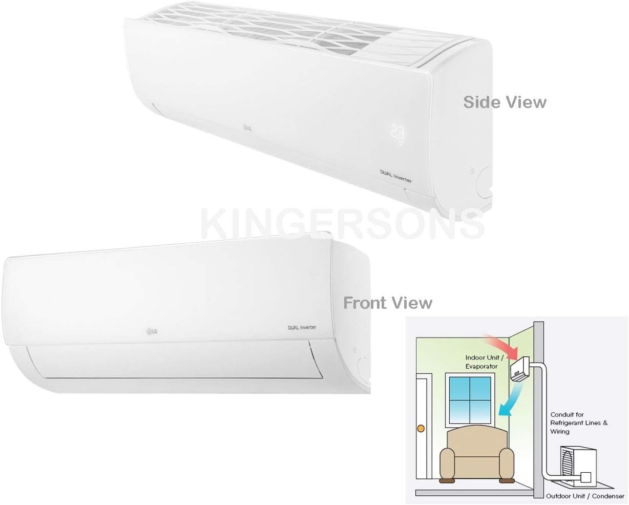 LG LS181HSV 18,200 BTU Mini Split Air Conditioner with Heat Pump