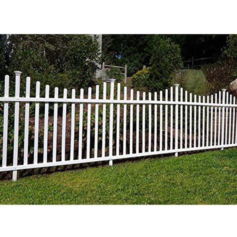 Zippity Outdoor Products ZP19018 Manchester No-Dig Vinyl Fence White - Shop Hardware Tools Online Store
