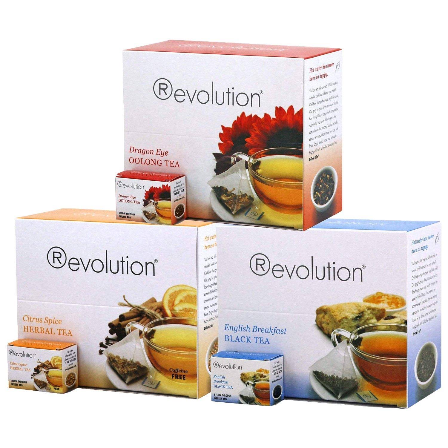 (price/case)revolution Tea 20-1850 Dragon Eye Oolong Tea 4-2.12 Ounce
