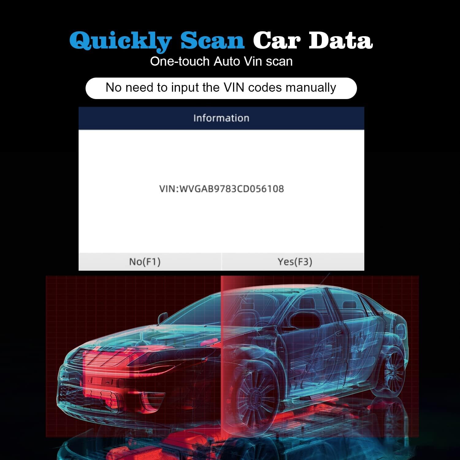 Code Reader Scan Tool for All Cars, CGSULIT SC880 Professional Full System Automotive Scanner Auto Check Fault Code Reader, Vehicle OBD2 Diagnostic Tool with EPB ABS SAS SRS Transmission Reset