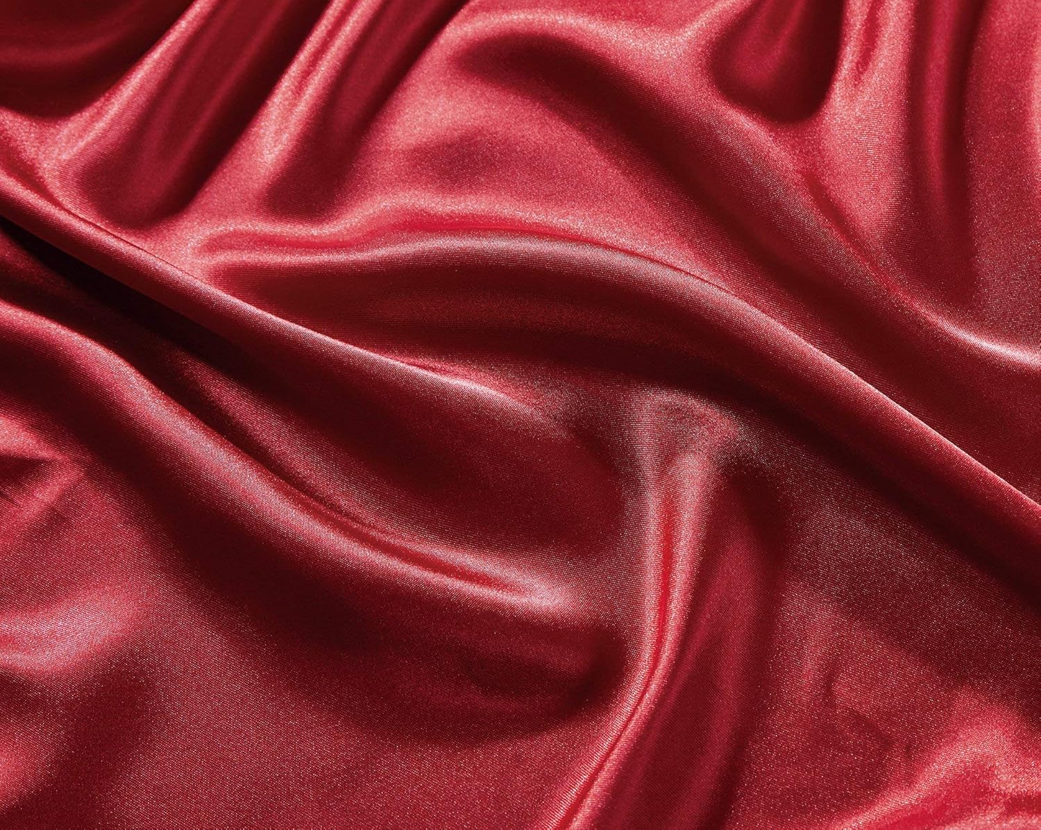 KBC linen 12 - 16 Extra Deep Pocket Fitted Sheet for High Mattress -Luxury Super Soft Silky Satin Fitted/Bottom Sheet - Wrinkle Free Bed Sheet - Easy Care - (Queen, Hot Pink)