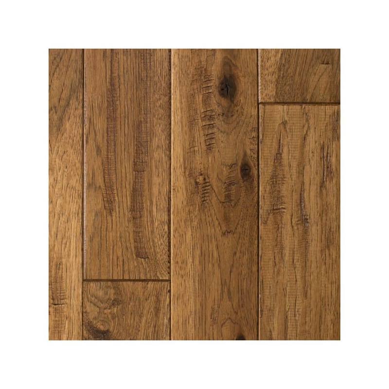 Mullican 235-CH-HI-5-M Chatelaine 5x22 Wide Handscraped Solid Hickory Hardwood Flooring - Sold by Carton (20 SF/Carton) Saddle F