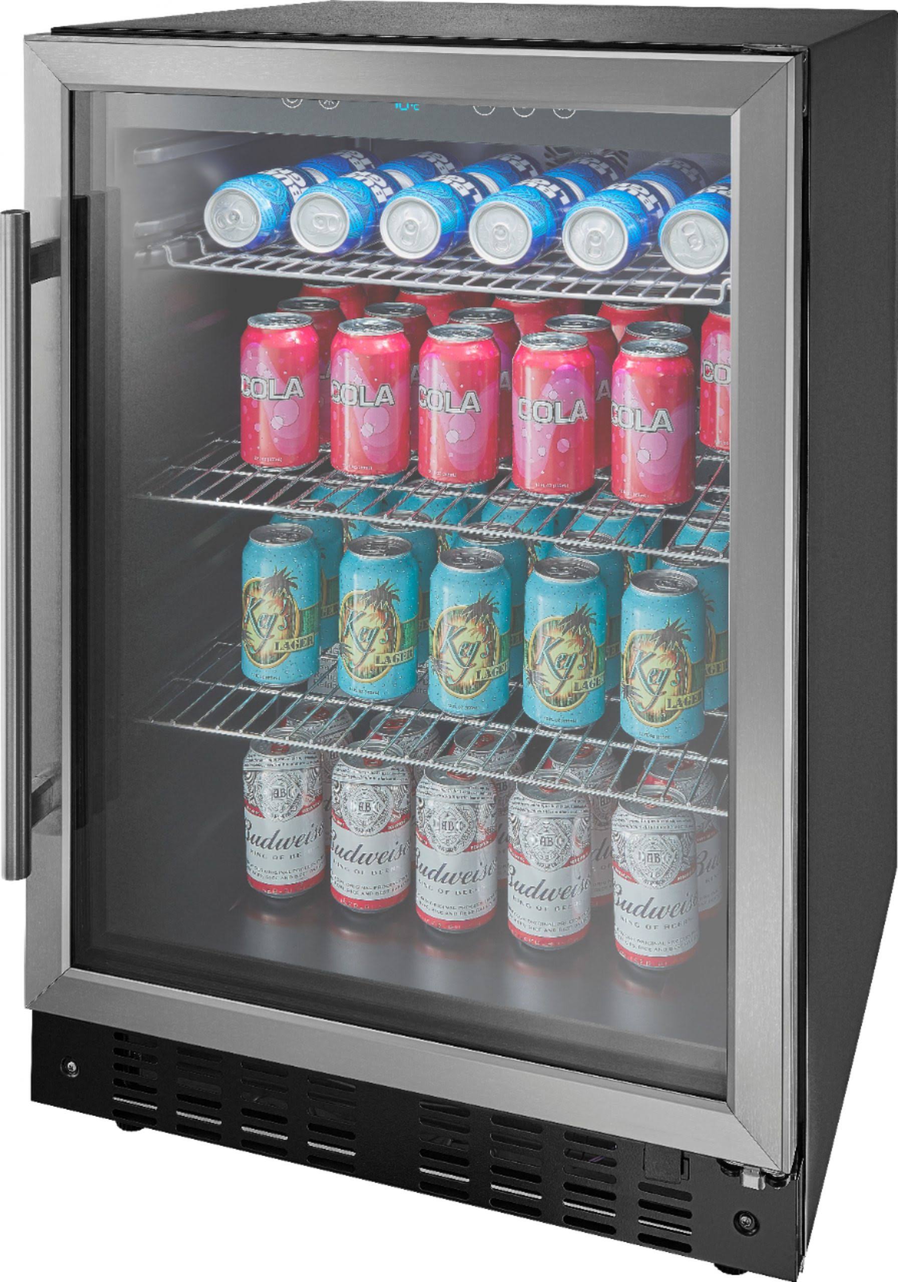 Insignia - 165-Can Built-in Beverage Cooler