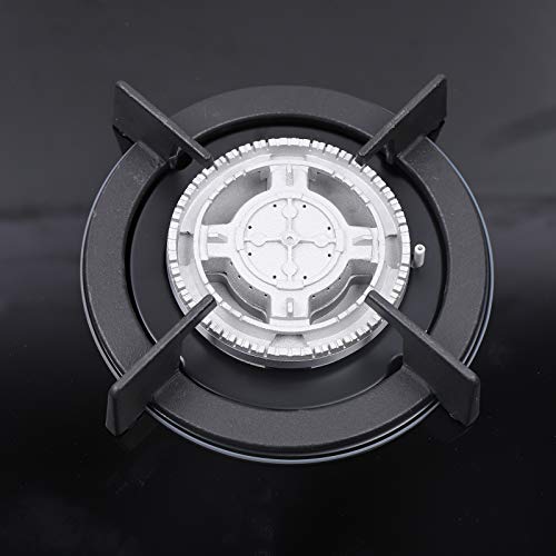 Gas Cooktop 30 Inch Gas Stove Cooktop Stove Burner Tempered Glass Built in 5 Burners Gas Hob Grate Stovetop LPG/NG Convertible