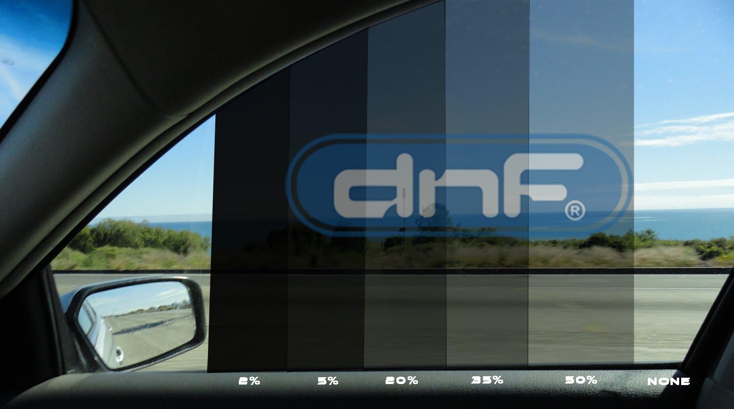 DNF 2 PLY Carbon 35% 20" X 100 Feet Window Tint Film for Cars + Homes + Commercial Buildings