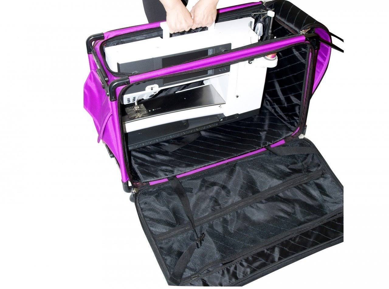 Tutto Machine on Wheels Case 27x22X16.25x22X14x22 Purple