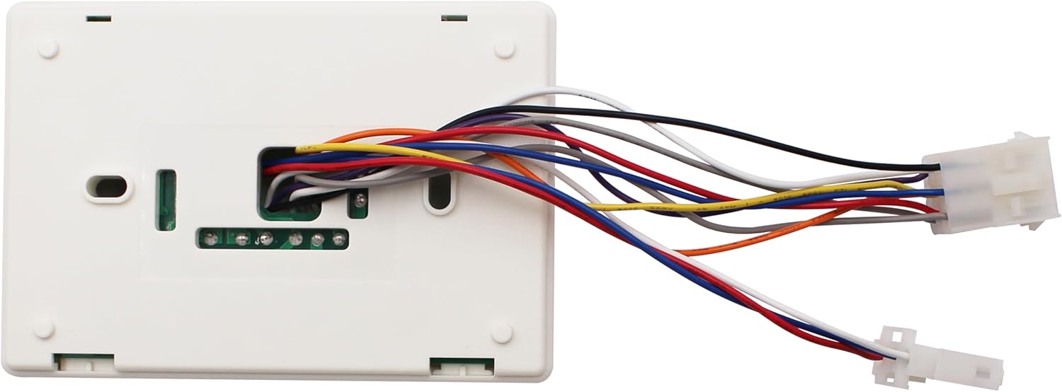 6536A3351 Compatible with Coleman-Mach,Two-Stage Digital Thermostat for Heat Pump & Gas Furnace,Wall-Mounted, White