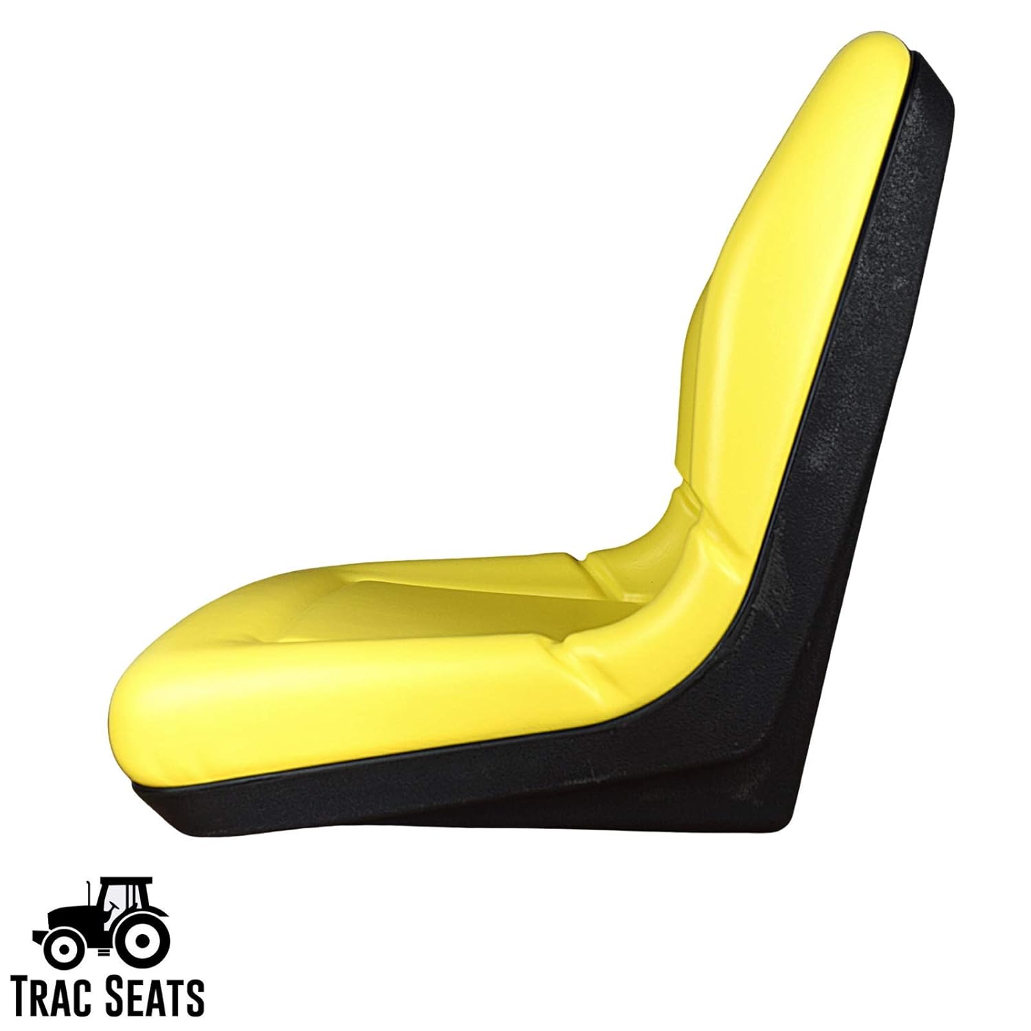 TRAC SEATS Yellow Tractor Seat for John Deere 4044M, 4049M, 4052M, 4066M, LVA19040 (Same Day Shipping)