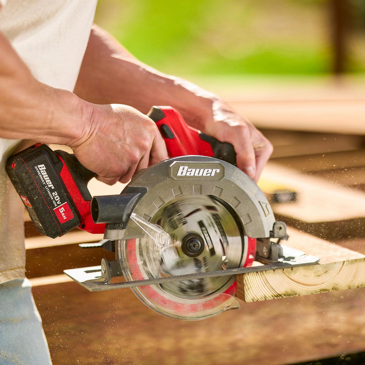 BAUER 20V Brushless Cordless, 7-1/4 in. Circular Saw - Tool Only