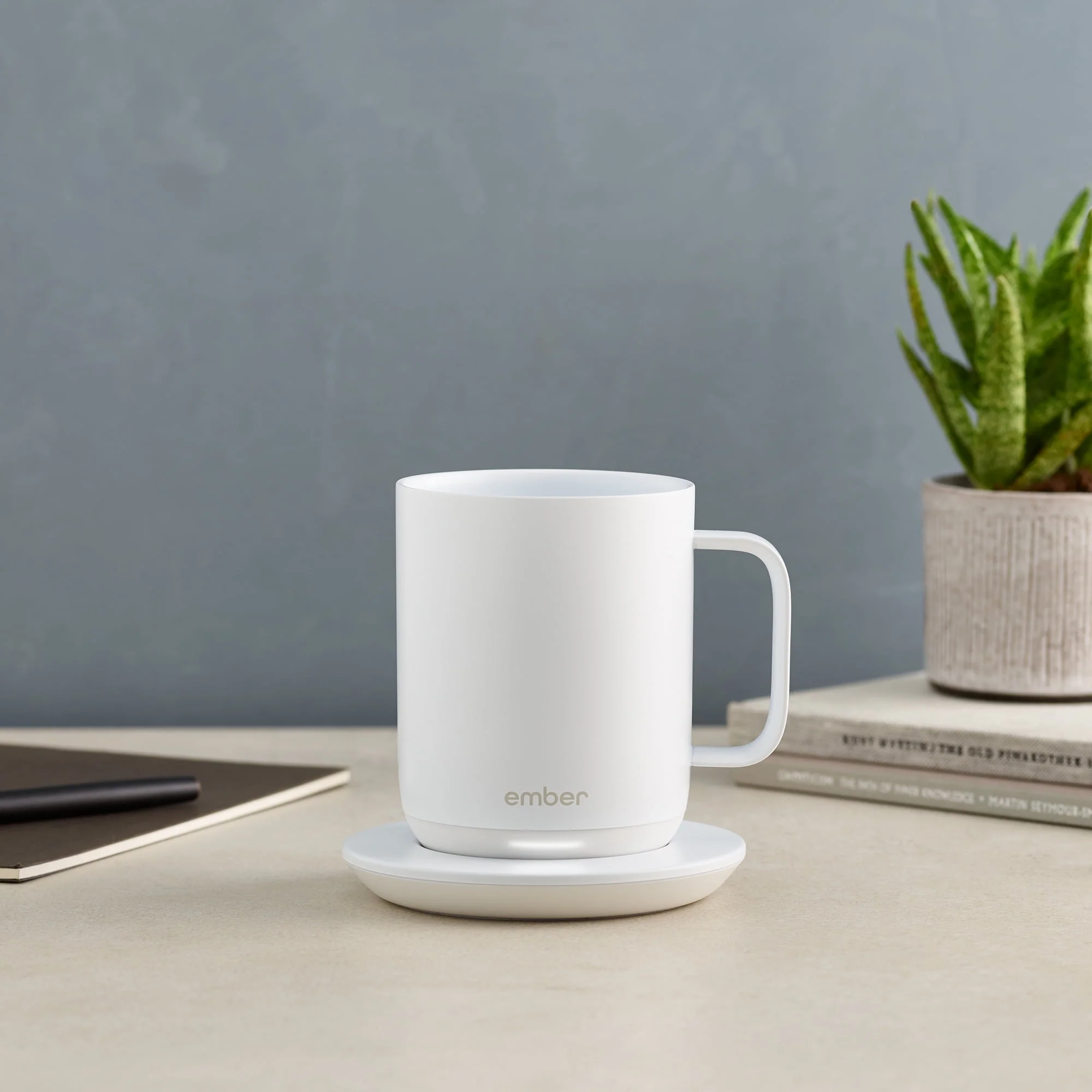 Ember Temperature Control Smart Mug 2, 10 oz, Black 1.5-hr Battery Life App Controlled Heated Coffee Mug Improved Design