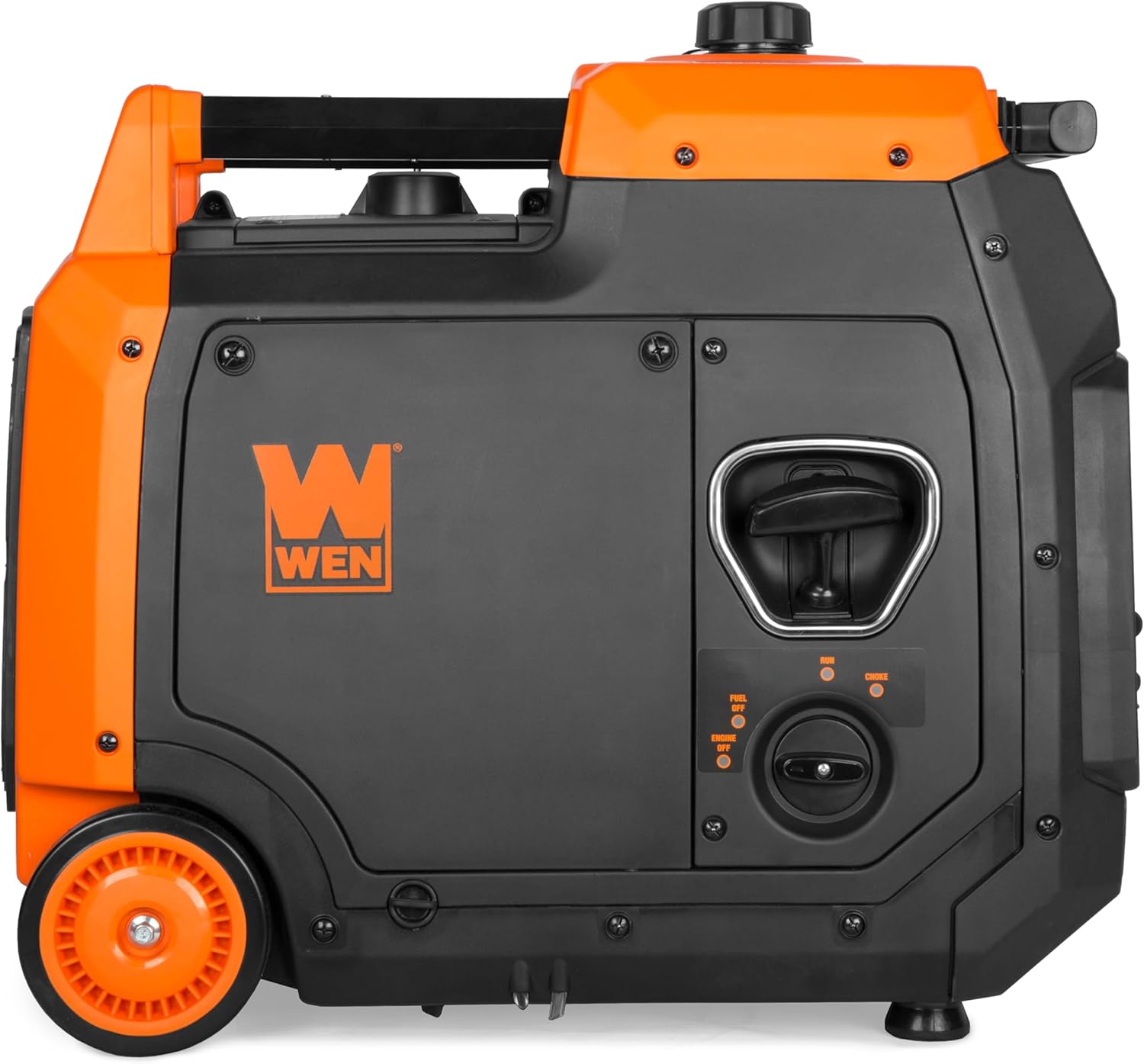 WEN Quiet and Lightweight 4800-Watt Dual Fuel RV-Ready Electric Start Portable Inverter Generator with Fuel Shut Off and CO Watchdog (DF480iX)