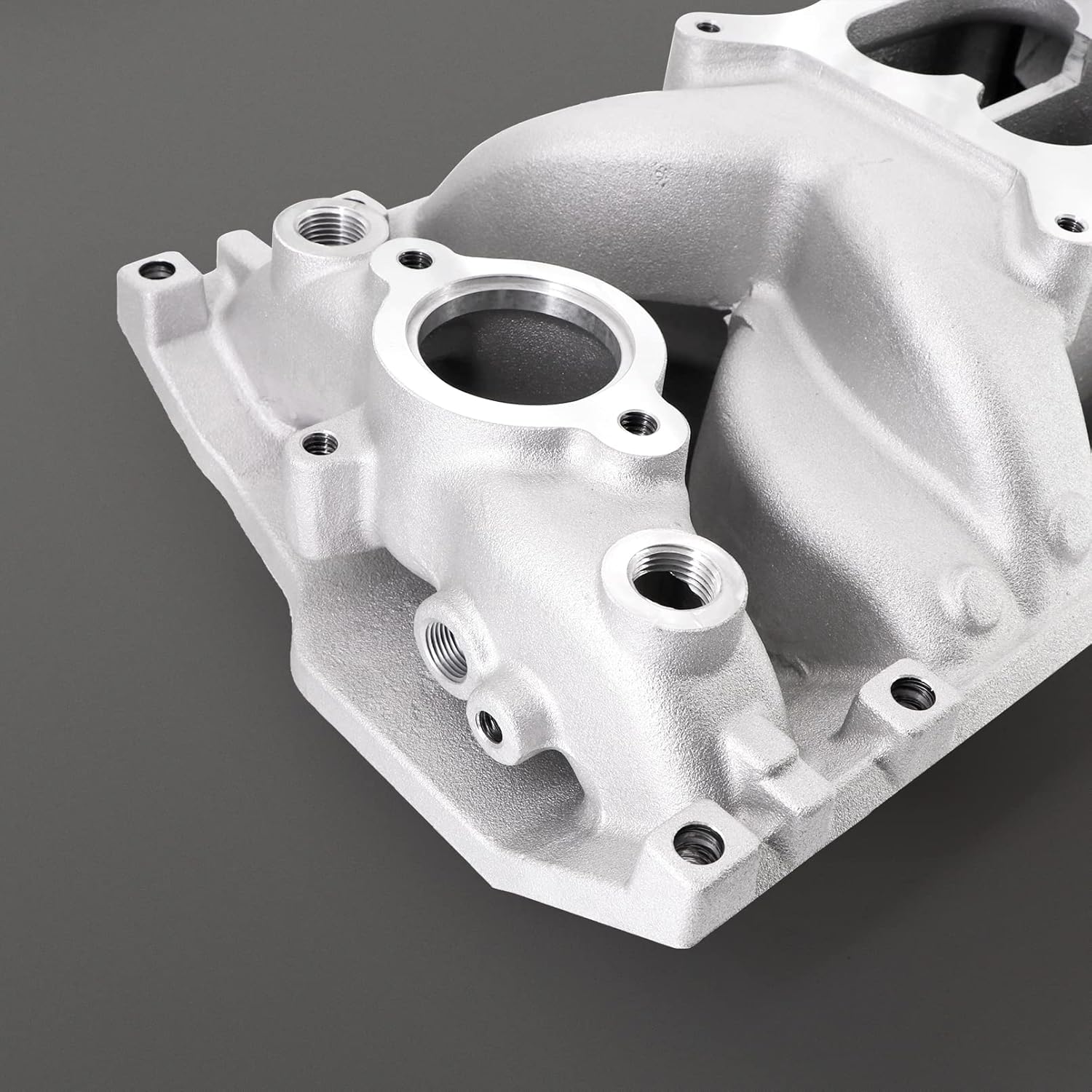 Dokili Aluminum Intake Manifold Small Block Air Gap for SBC Vortec 350 1996-up