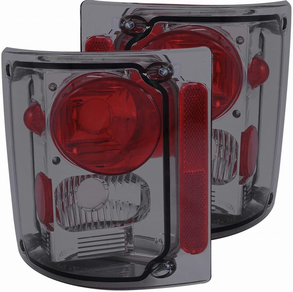 ANZO For Chevy K10 1975-1986 Pickup Tail Lights Smoke | 211153