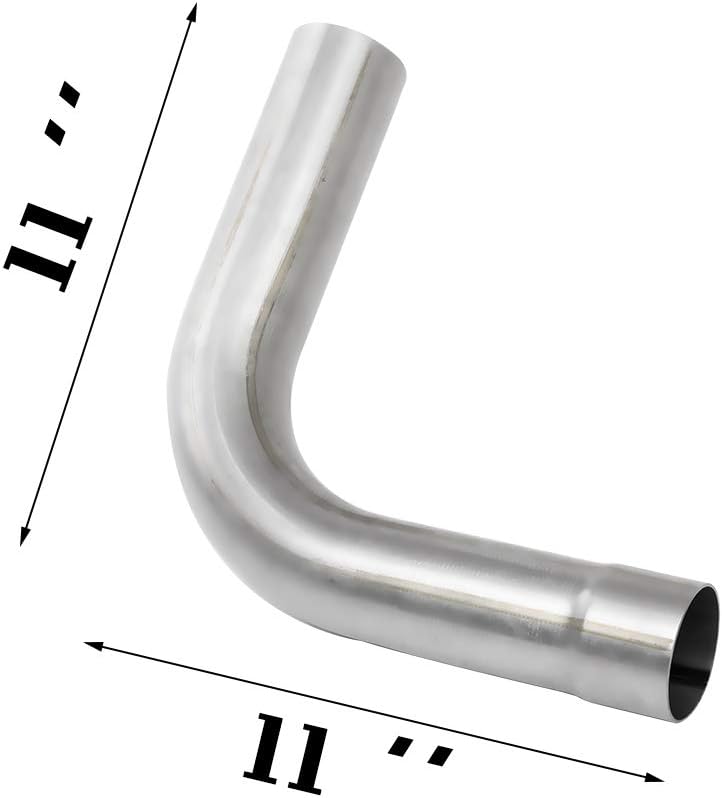 2.5'' Mild Steel Custom Exhaust Kit Tubing Mandrel Bend Pipe Straight & U-Bend Universal 8PCS
