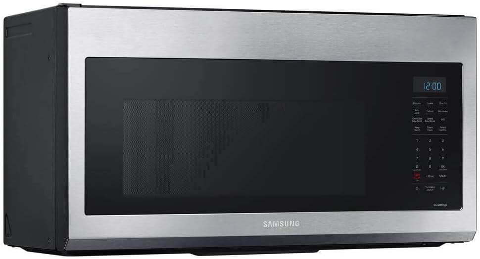 SAMSUNG MC17T8000CS 1.7 cu ft. Smart Over-the-Range Microwave with Convection & Slim Fry(TM) in Stainless Steel