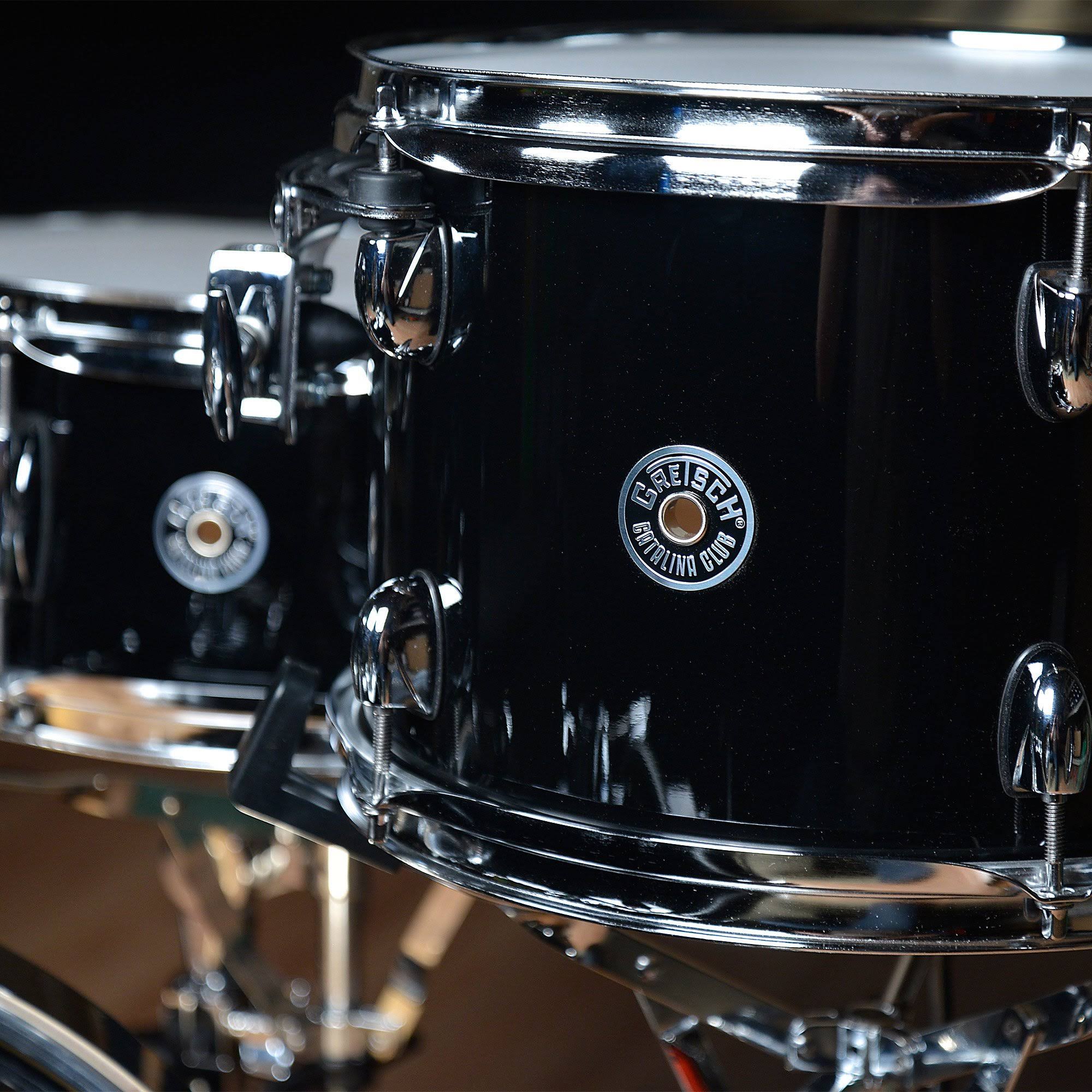 Gretsch Catalina Club 4-piece Drum Kit, Black