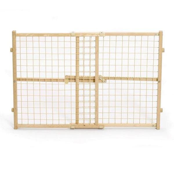 Midwest Wood/Wire Mesh Pet Gate, 44-in