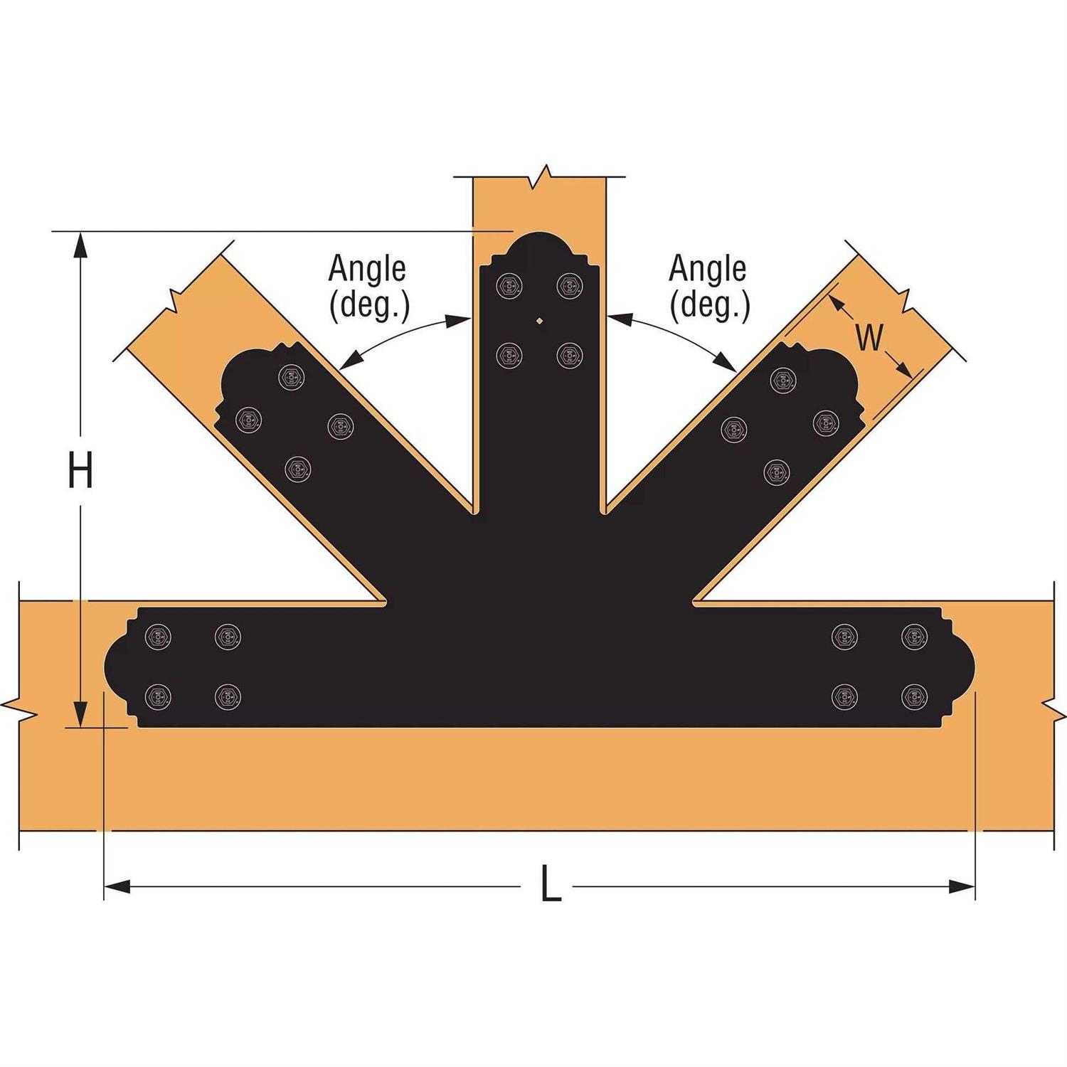Simpson Strong-Tie APGP1212 Decorative Gable Plate - Shop Hardware Tools Online Store