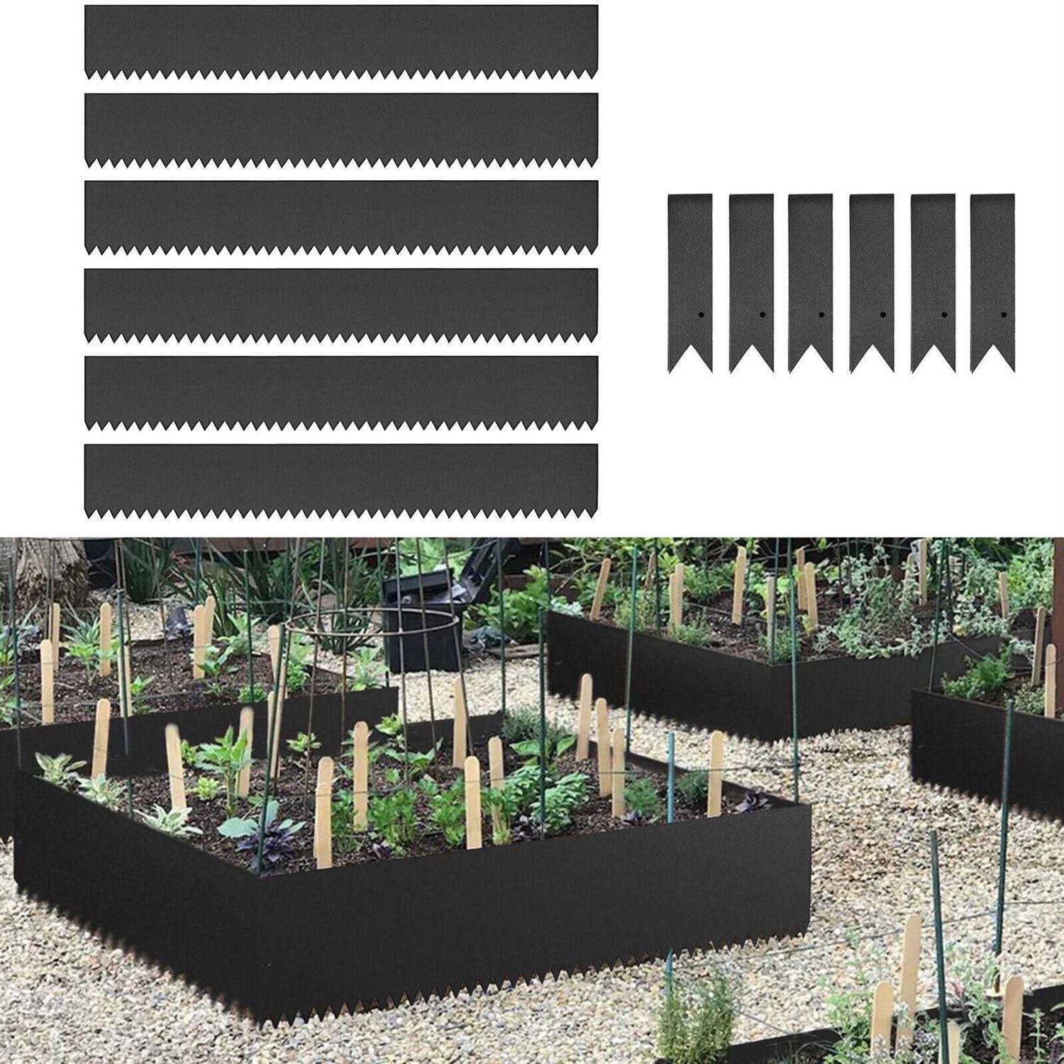 VEVOR Metal Landscape Edging Borders Galvanized Steel Lawn Edging - Shop Hardware Tools Online Store