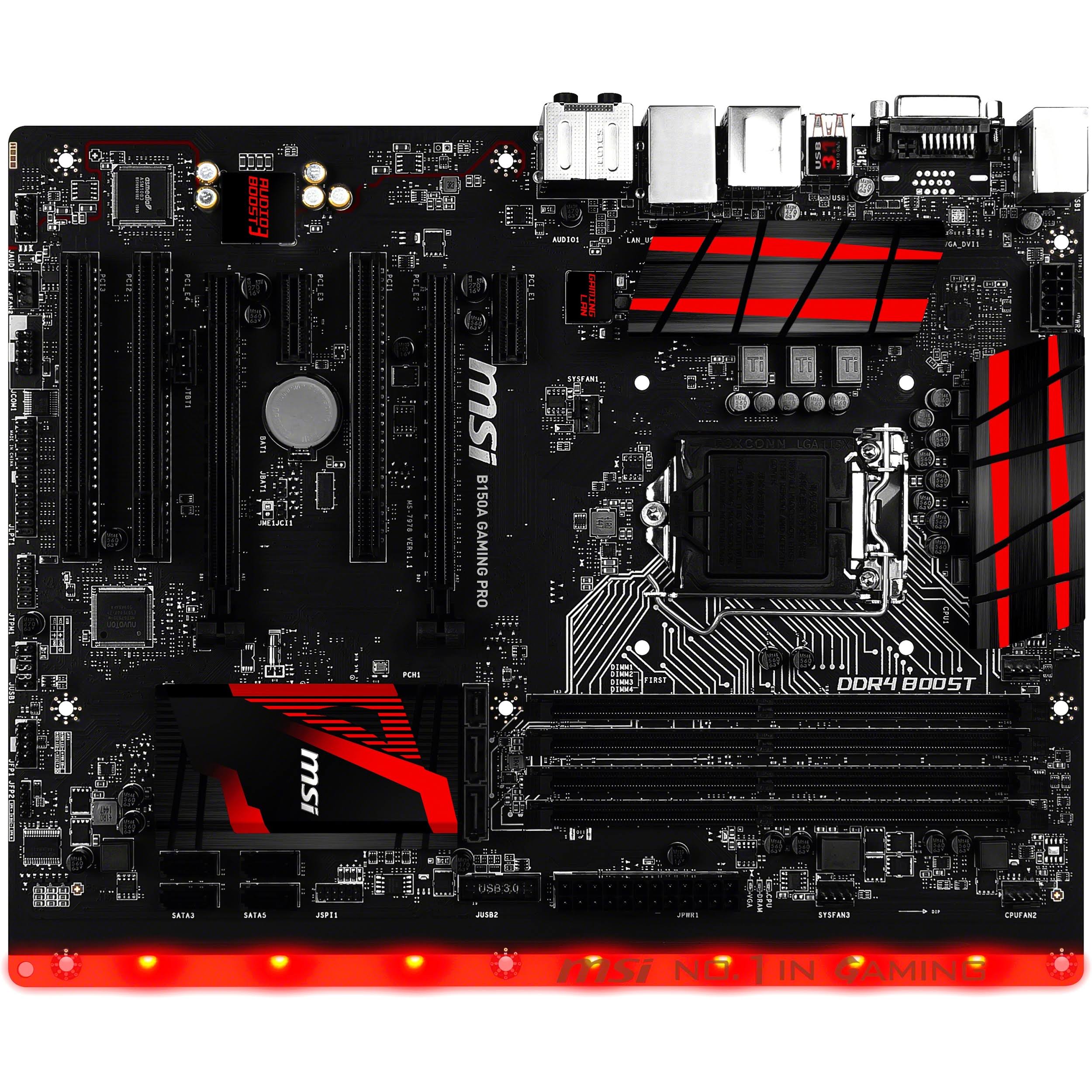 MSI B150A Gaming Pro ATX Motherboard