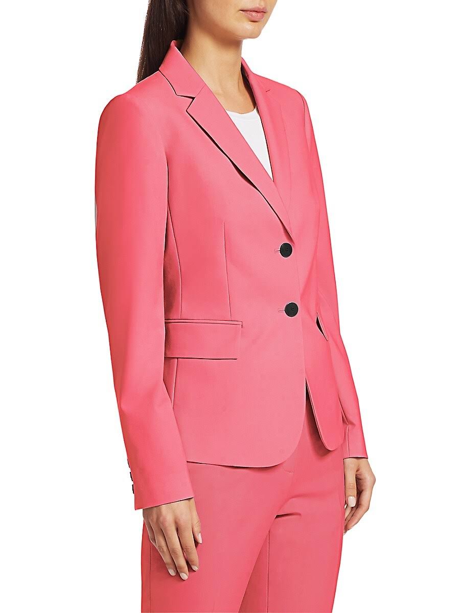 Theory Carissa Wool-Blend Blazer 4 / Deep Navy