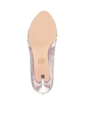 Nina Taupe Rhiyana Satin Pump