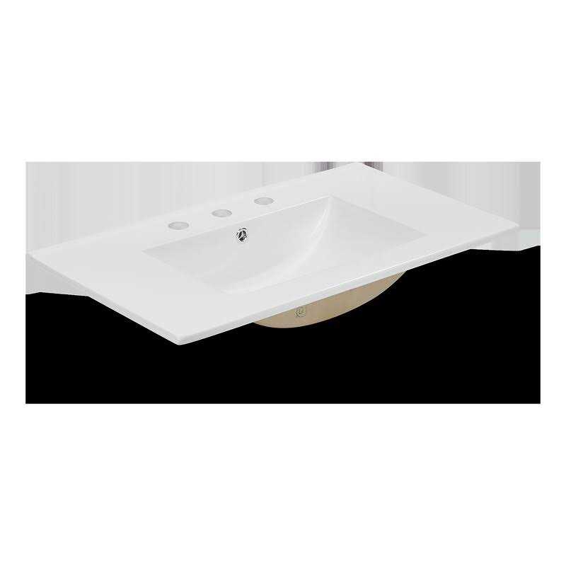 Saint Birch Single White Ceramic Bathroom Vanity Top With Sink - Shop Hardware Tools Online Store