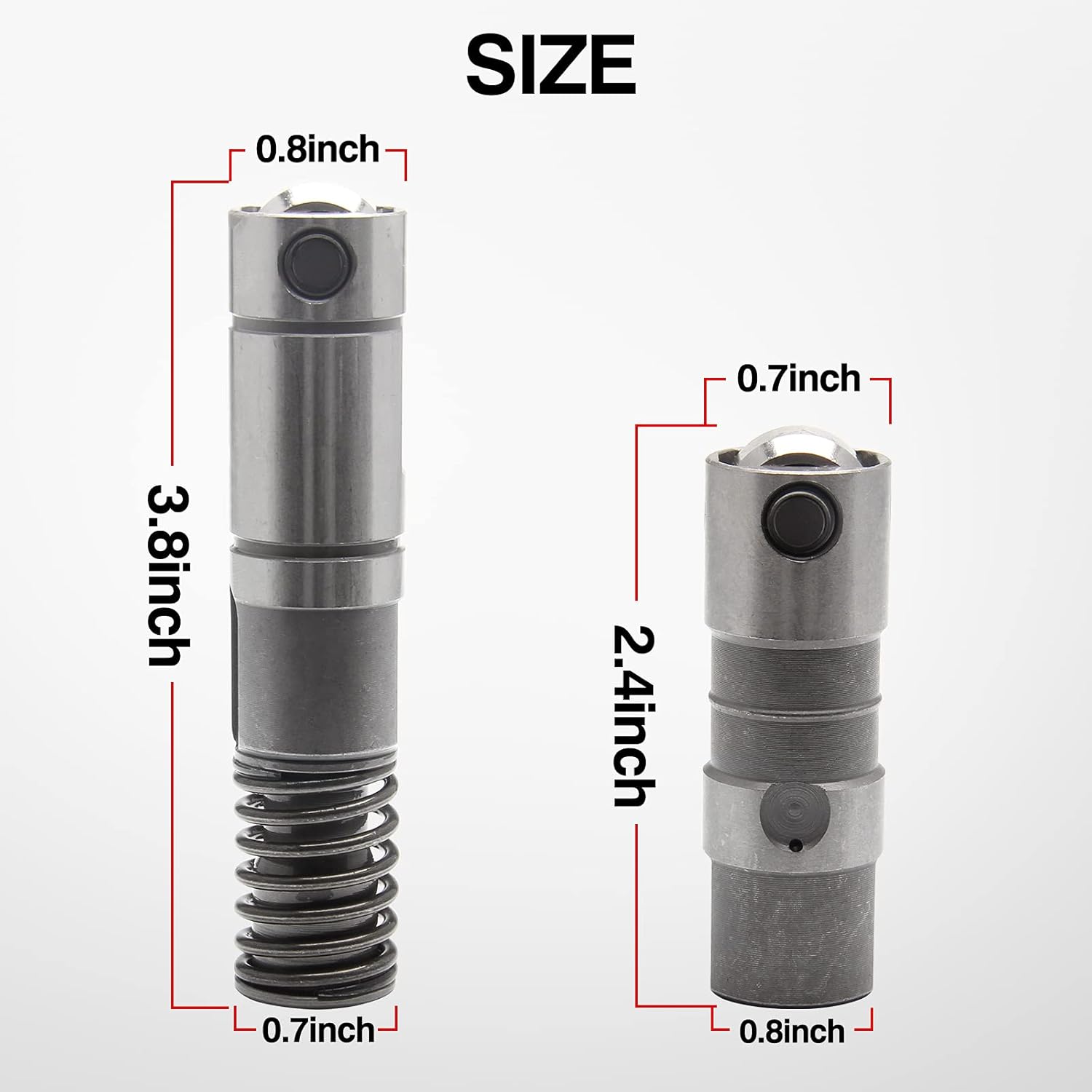 Set of 16 Hydraulic Roller lifters Valve Lifter Compatible with GM Chevy Silverado Cadillac Buick GMC Pontiac LS1 LS2 LS7 LS3 LQ4 LQ9 HL124 4.8L 5.3L 5.7L 6.0L 6.2L 12499225 17122490