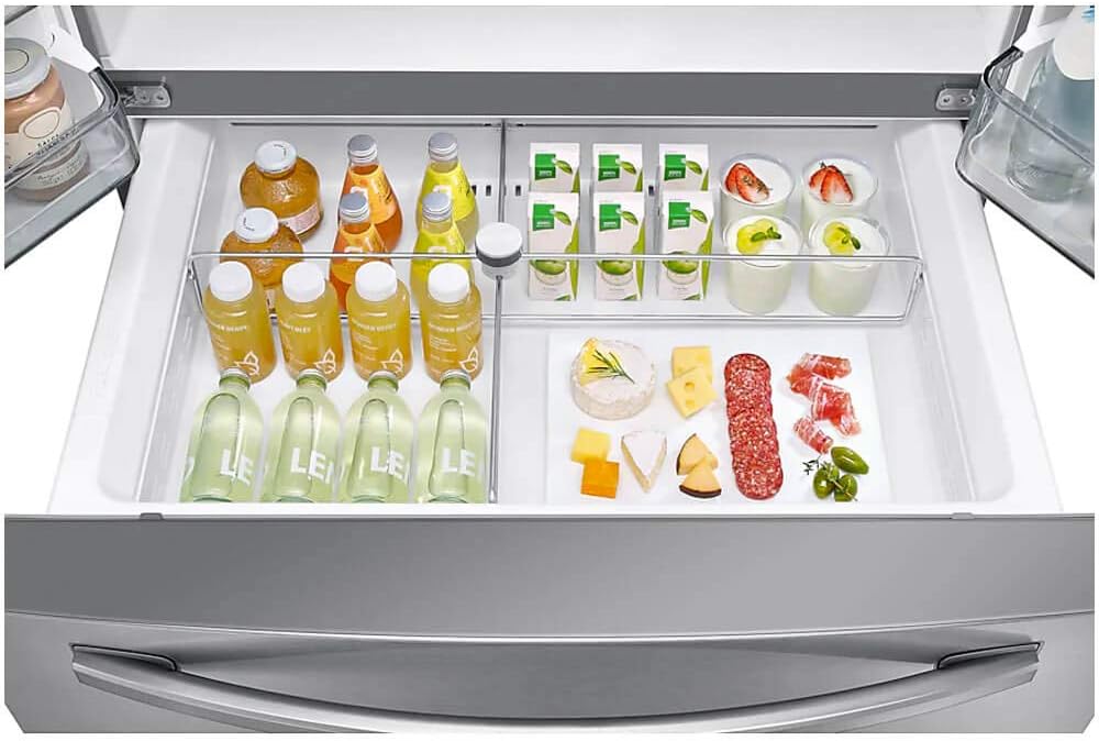 SAMSUNG RF28R7201SR 28 Cu. Ft. Stainless 4-Door French Door Refrigerator
