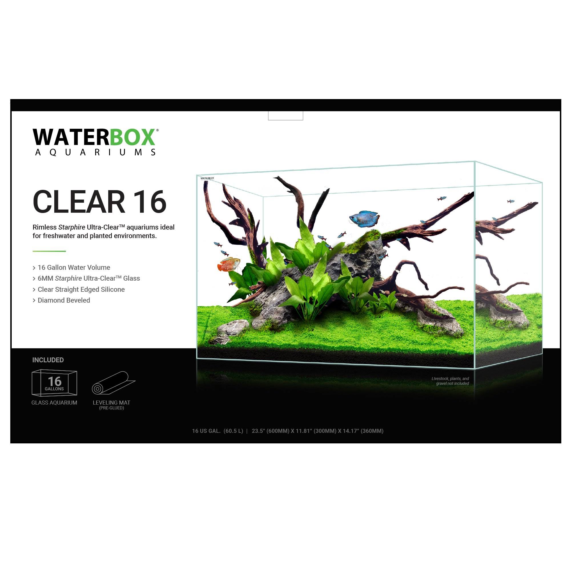 Waterbox Clear 16 Gallon Aquarium