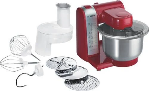 Bosch MUM48R1 600W 3.9L Red,Stainless Steel,White Food Processor