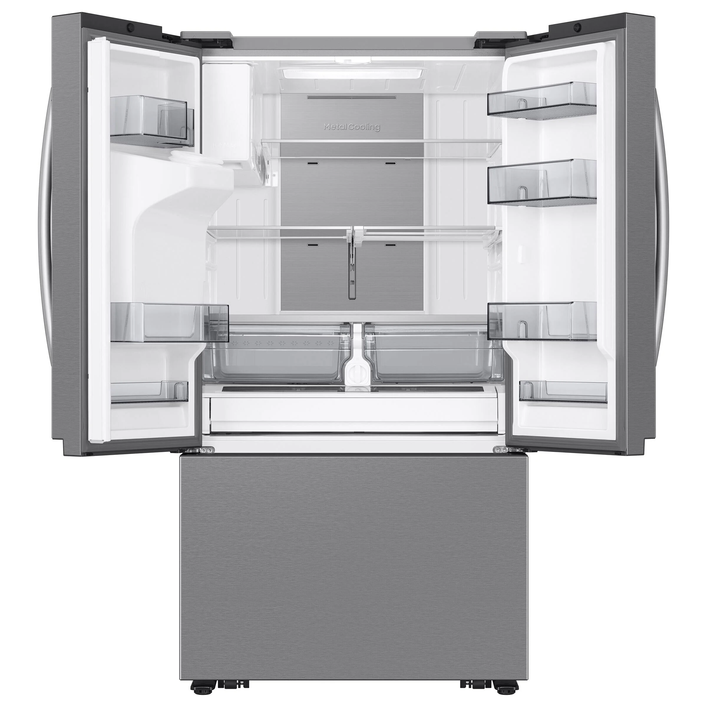 SAMSUNG 36 IN. 30.5 CU. FT. STAINLESS STEEL 3 DOOR FRENCH DOOR REFRIGERATOR WITH EXTERIOR WATER DISP