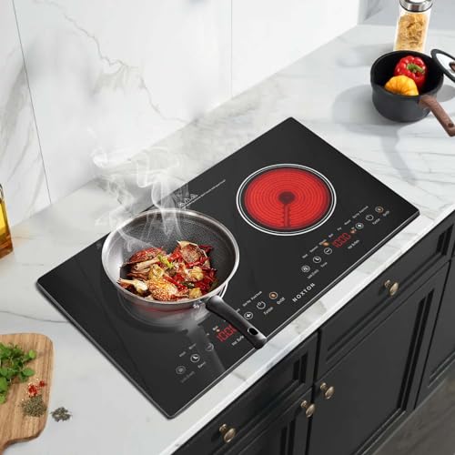 Electric Cooktop, Glass Cooktop, 2 Burners