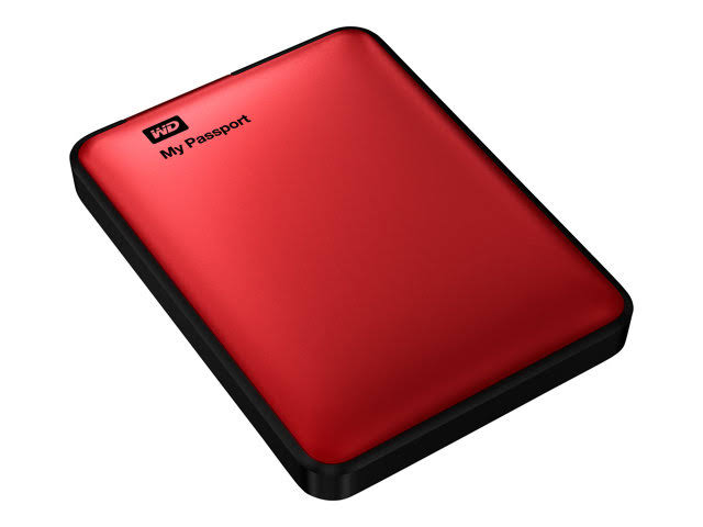 WD My Passport 1 TB External HDD - WDBBEP0010BRD - USB 3.0