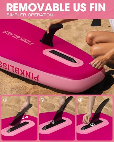 CETANA 11'6×35" Extra Wide Stand Up Paddle Board for Adults & Youth, 400lb Capacity Inflatable Paddle Board, Sup for 2+1 Person with Removable US Fin, 100L Backpack, Floating Paddle, Safety Leash