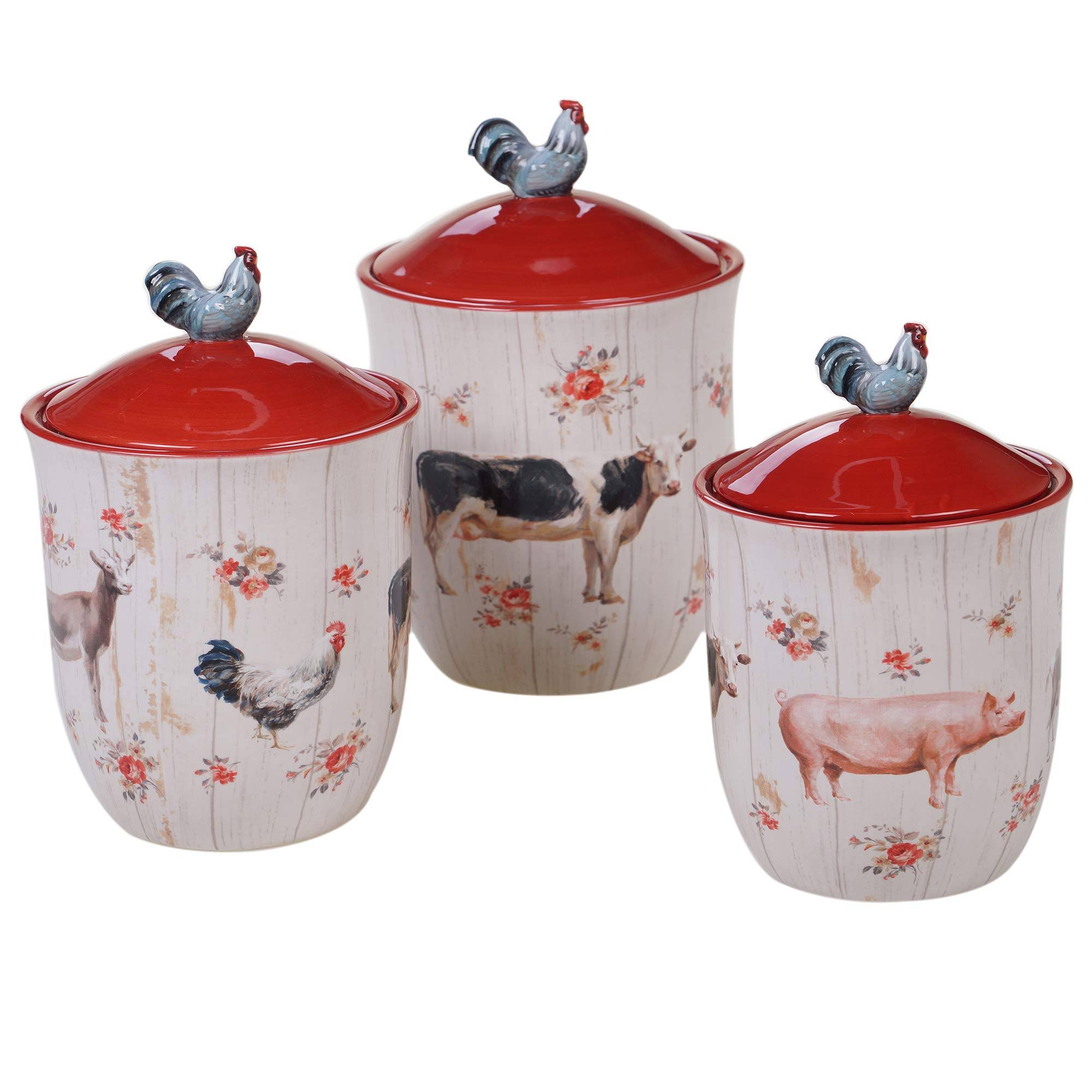 Certified International Farmhouse Canister Set of 3