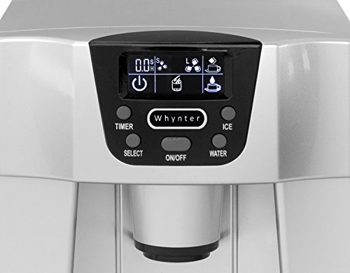 Whynter Silver IDC-221SC Countertop Direct Connection Ice Maker and Water Dispenser, One Size