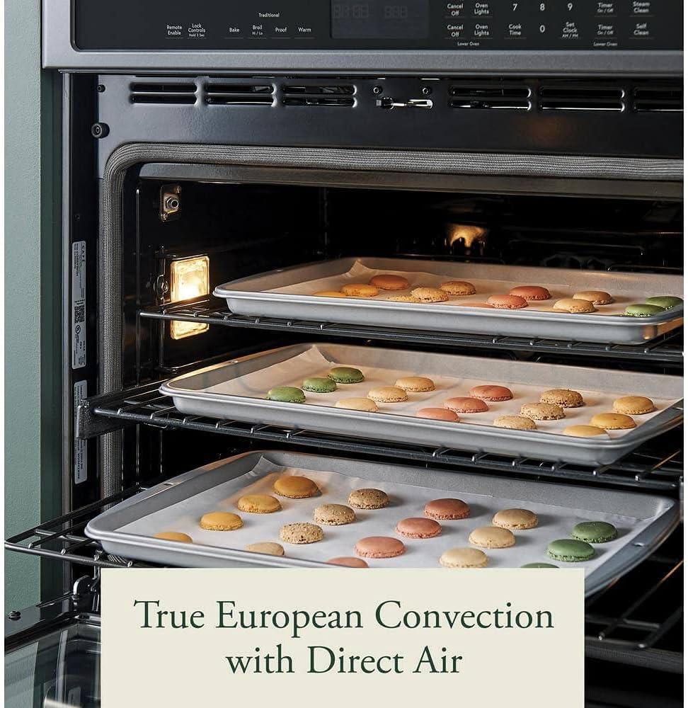 Cafe CTD90FP2NS1 30" Professional Stainless Steel French Door Smart Double Wall Oven with 10 cu. ft. Total Capacity Convection French Door Sabbath Mode