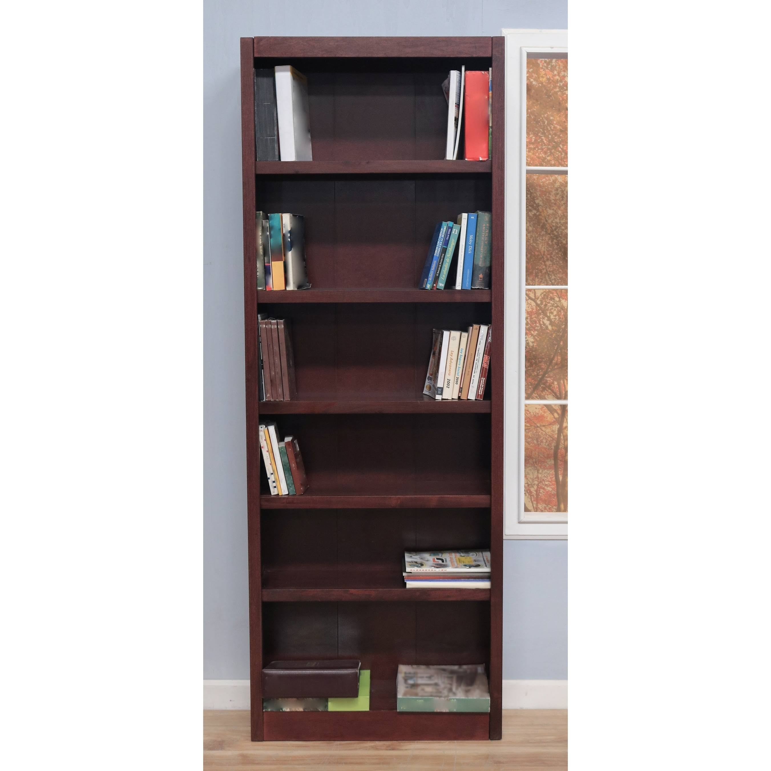 Concepts in Wood Bookcase 6 Shelves Cherry